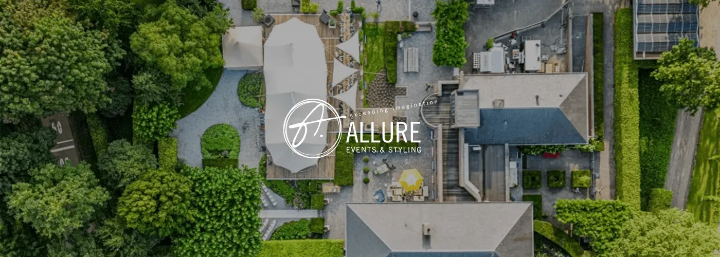 Website voor Allure Events Styling, gebouwd door Vimonto
